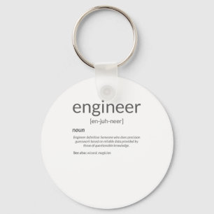 Gift Engineer College Major Engineer Definition Keychain