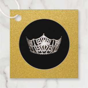 Gift-FavorTag -Miss America Style Crown Favour Tags
