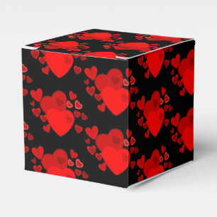 Gift/Favour Box-Valentine Hearts Favor Box