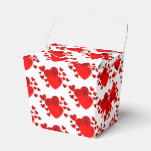 Gift/Favour Box-Valentine Hearts Favor Box
