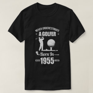 Gift For 65 Year Old Golfer Golf 1955 65th Birthda T-Shirt