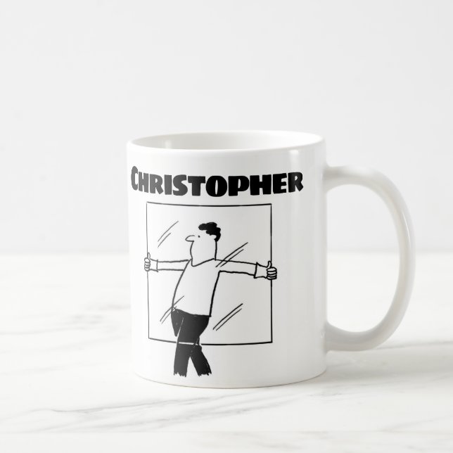 Gift for a Glazier with Name Coffee Mug (Right)