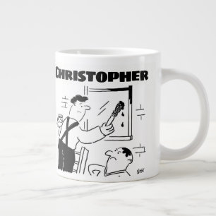 Gift for a Painter & Decorator with Name Giant Cof Large Coffee Mug