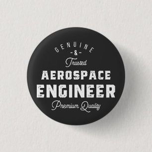 Gift for Aerospace Engineer 1 Inch Round Button
