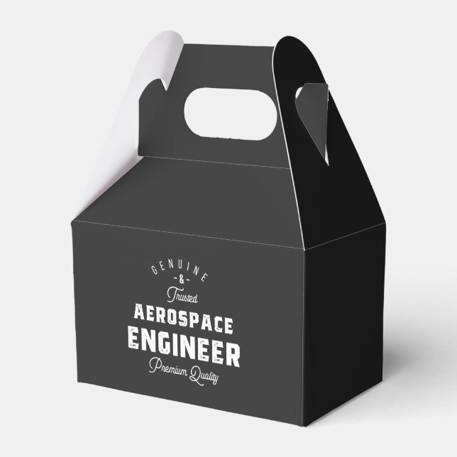 Gift for Aerospace Engineer Favor Box (Front Side)