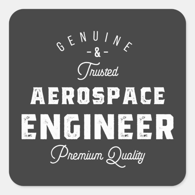 Gift for Aerospace Engineer Square Sticker (Front)