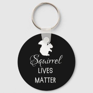 Gift For Animal Groomers Nature Squirrel Keychain