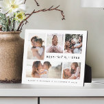 Gift For Best Mom Ever Family Photo Collage Plaque<br><div class="desc">Show your amazing mom just how wonderful and loved she is with our stylish "Best Mom Ever" custom 5 photo collage plaque. The design features "Best Mom Ever" in stylish black typography design and customized with 5 of your own special family photos. Great gift for mother's day, birthday, anniversary, and...</div>
