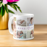 Gift For Best Nonna Ever Family Photo Collage Coffee Mug<br><div class="desc">Show your amazing Nonna just how wonderful and loved she is with our stylish "Best Nonna Ever" custom 8 photo collage mug. The design features "Best Nonna Ever" in a stylish light violet typography design and customized with 8 of your own special family photos. Great gift for grandma, nonna, birthday,...</div>