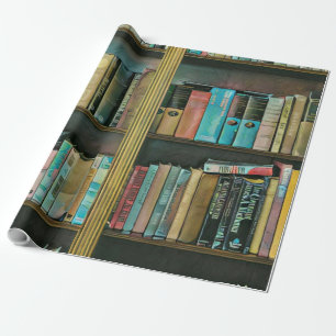 Gift for book lovers wrapping paper