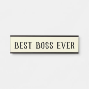Gift for Boss Hanging Door Sign