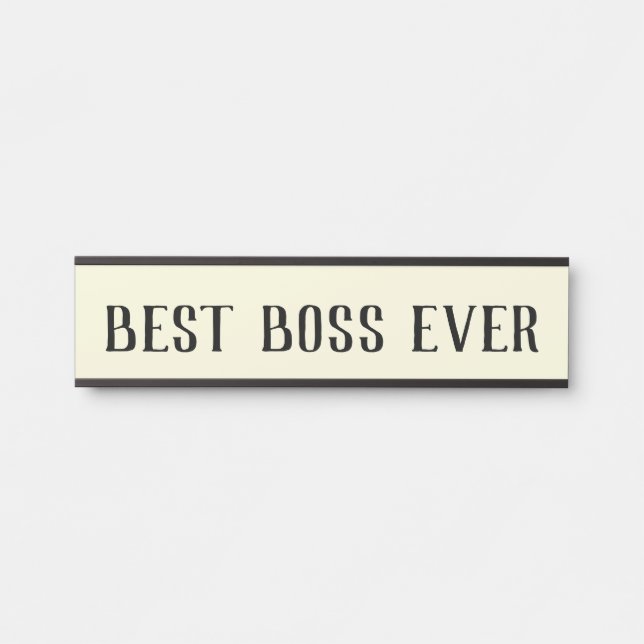 Gift for Boss Hanging Door Sign (Front)