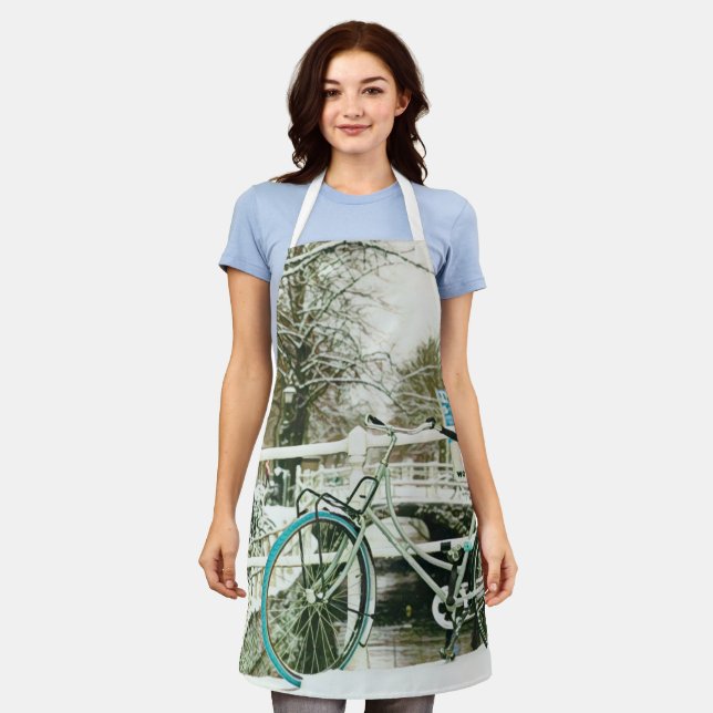 Gift for cycling lover apron (Worn)