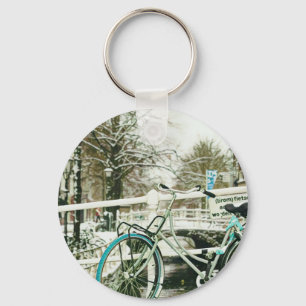 Gift for cycling lover keychain