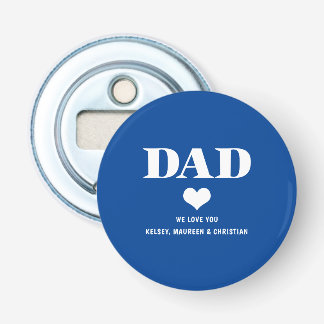 Gift for Dad Blue Bottle Opener