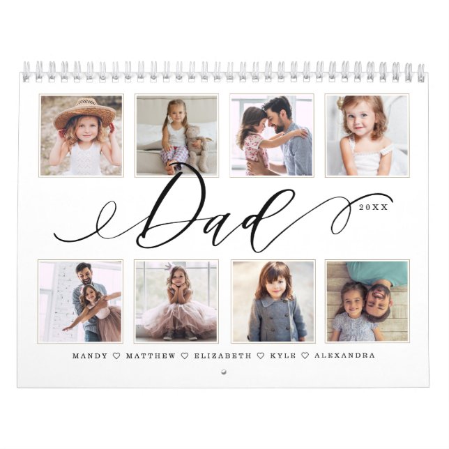 Gift for Dad | Family Memories Photo Calendar (Cover)