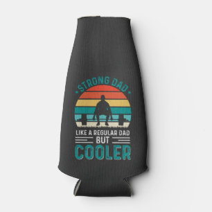 Gift for Dads who work out; crossfit; weights; gym Bottle Cooler