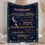 Gift for Daughter, For Birthday Fleece Blanket<br><div class="desc">Gift for Daughter,  For Birthday Anniversaries Mother's Day.
Add a personal touch to the coziness of this plush fleece blanket. Made to feel incredibly soft to the touch and keep anyone warm on a chilly day,  these blankets come in 3x sizes and cover all your needs.</div>