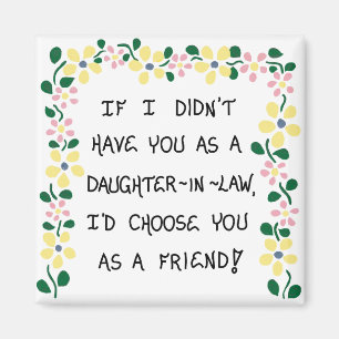 Gift for Daughter-in-Law - Quote Magnet