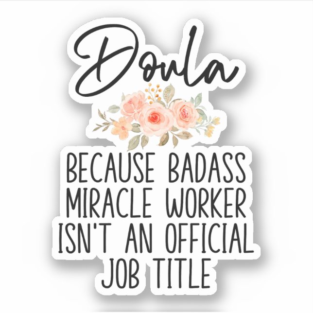 Gift for Doula, Birth Doula, Funny Doula (Front)