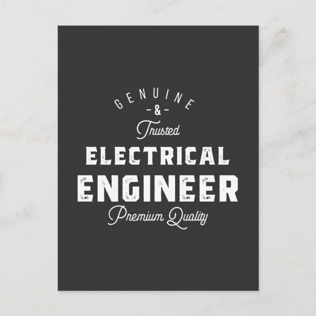 Gift for Electrical Engineer Postcard (Front)