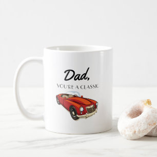 Gift for Father Retro Classic Car Coffee Mug