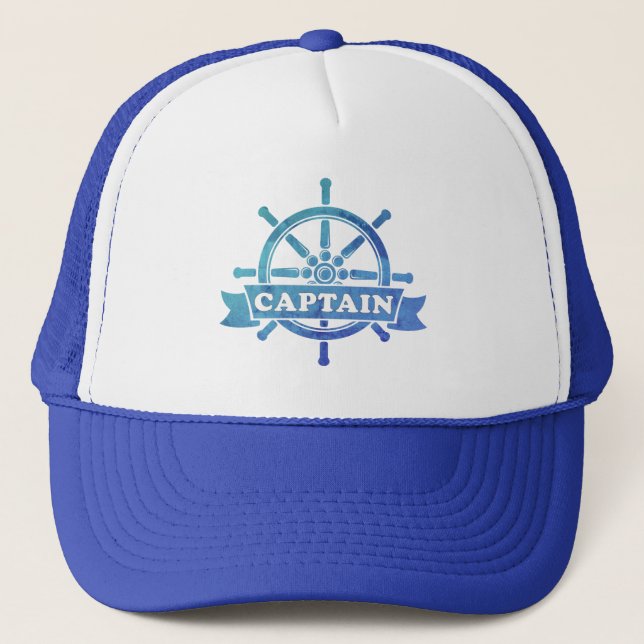 Gift for Fishing Boat Captain Hat (Front)