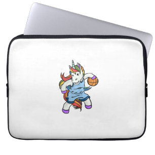 Gift for Girl Basketball Player BBaller Unicorn Ba Laptop Sleeve