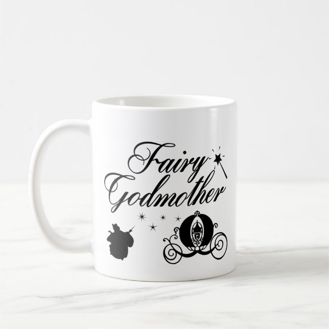 gift for godmother, godmother gift, mug (Left)
