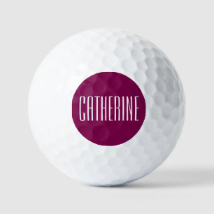 Gift for Golf Enthusiast, Personalized Balls