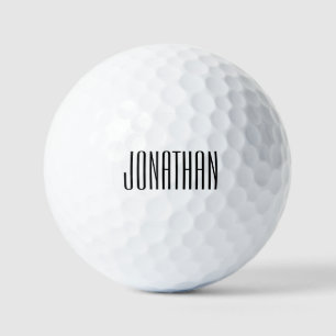 Gift for Golf Enthusiast, Personalized Balls