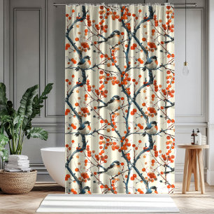 Gift for Grandparents Vintage Fall Shower Curtain