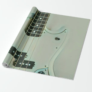 Gift for guitar player wrapping paper