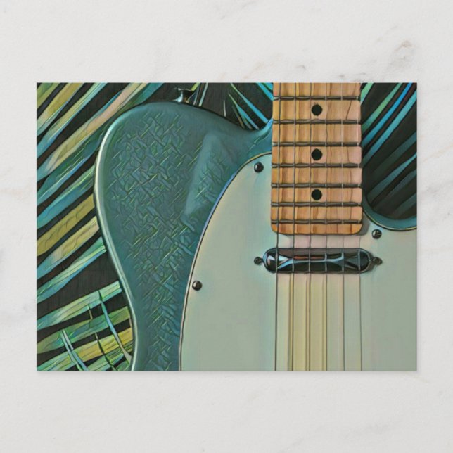 Gift for guitarist boyfriend postcard (Front)