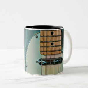 Gift for guitarist boyfriend Two-Tone coffee mug