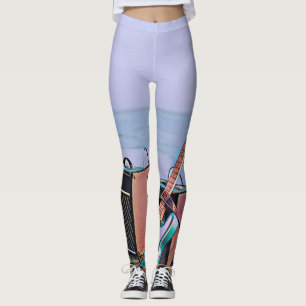 Gift for guitarist friend leggings