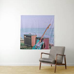 Gift for guitarist friend tapestry
