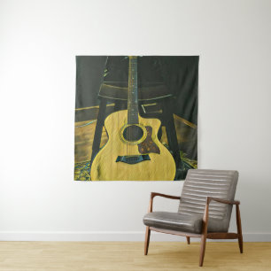 Gift for guitarist friend tapestry