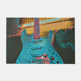 Gift for guitarist husband doormat