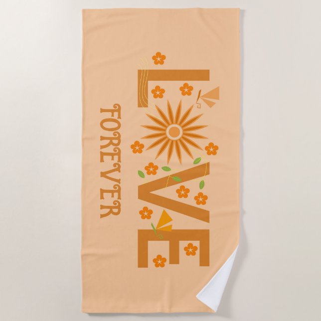 GIFT FOR HUSBAND, BOYFRIEND, FRIEND OR TEACHER BEACH TOWEL (Front)