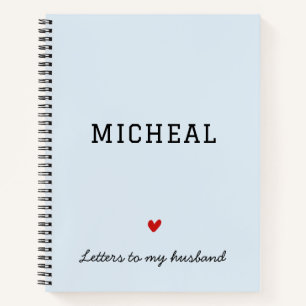 Gift for Husband Personalized Anniversary Journal
