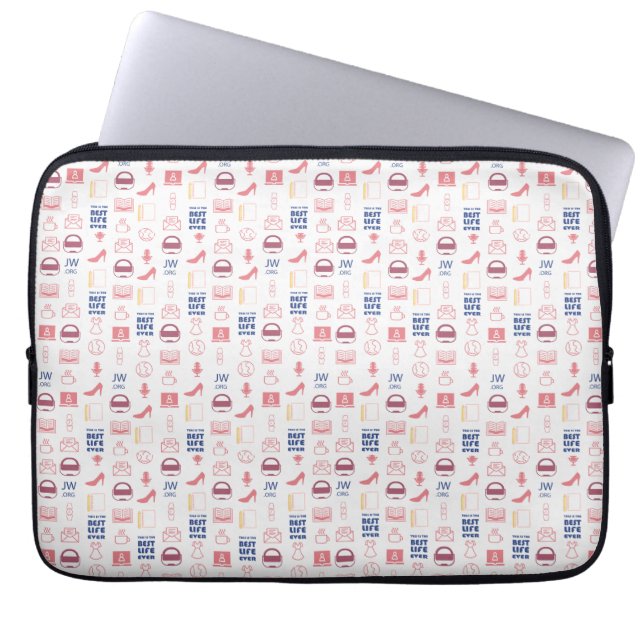 Gift for JW sisters best life ever  Laptop Sleeve (Front)