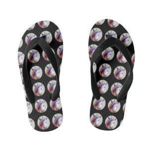 Gift for Kids Cute Colourful Unicorn Flip Flops