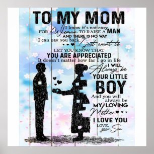 Gift For Mama To My Mother Best Gift Poster