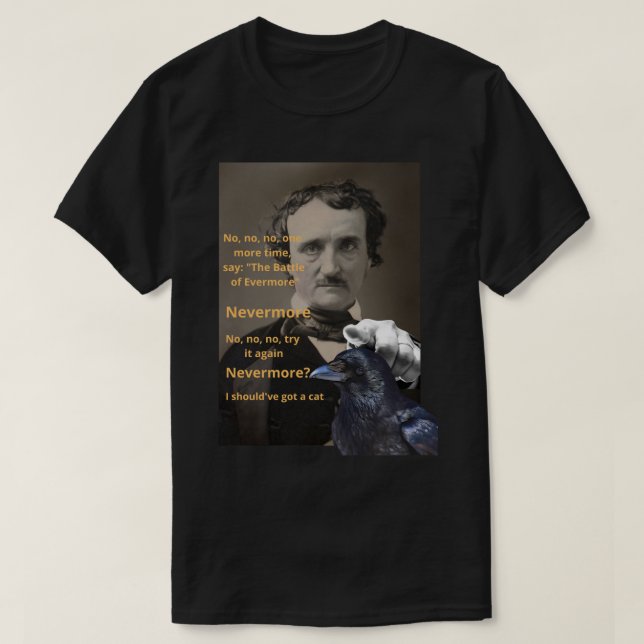 Gift For Men Criminal Edgar Detective Allan Poe St T-Shirt (Design Front)