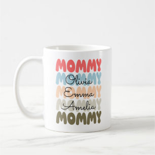 Gift for Modern Moms and Kids on Mother's Day Coffee Mug