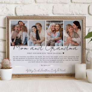 Gift for Mom And Grandma from Kids and Grandkids Poster
