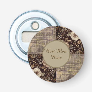 Gift For Mom,Best Mom Ever ,Beautiful Roses  Bottle Opener