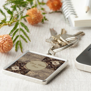 Gift For Mom,Best Mom Ever ,Beautiful Roses  Keychain