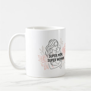Gift For Mom Design of Mom With Baby Coffee Mug